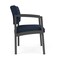 Lesro Lenox Steel Wide Guest Chair Metal Frame, Charcoal, RF Blueberry Upholstery LS1201 - alternate 3